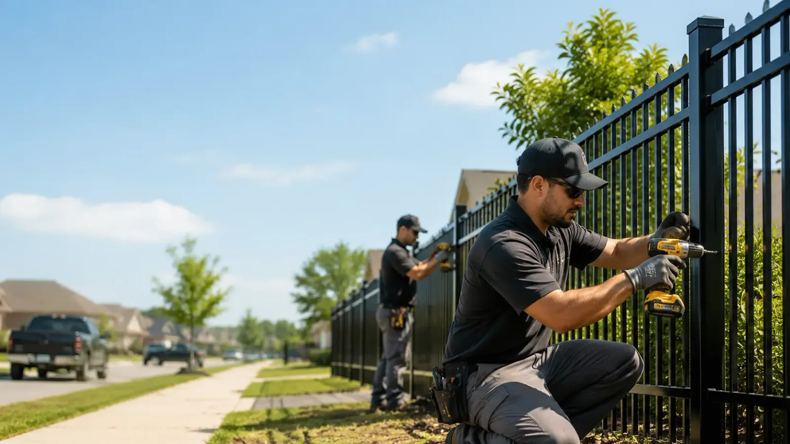 Metal Fence Installation in Waterbury, NE